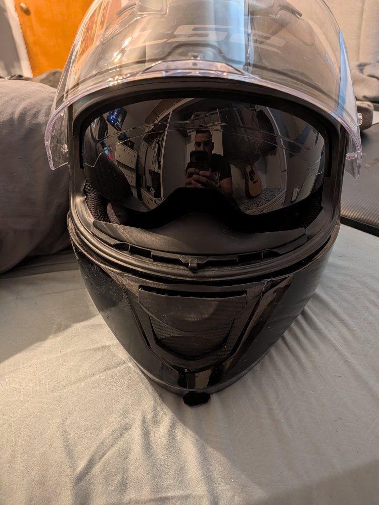LS2 Stream XL Motorcycle Helmet – Cardo Wired
