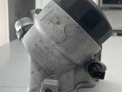 BMW OEM N52N Oil Filter Housing with Oil Pressure Switch - Part #7533067