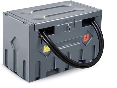 52 Gallon Portable Diesel Fuel Transfer Tank with 12V DC Pump & 15ft Hose - New