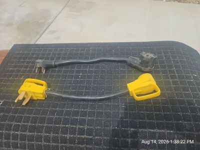2 each Heavy Duty RV Power Cord Adapters