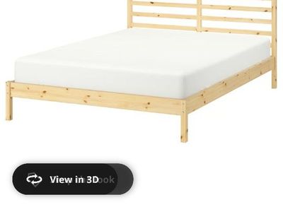ikea Tarva king frame and nightstand