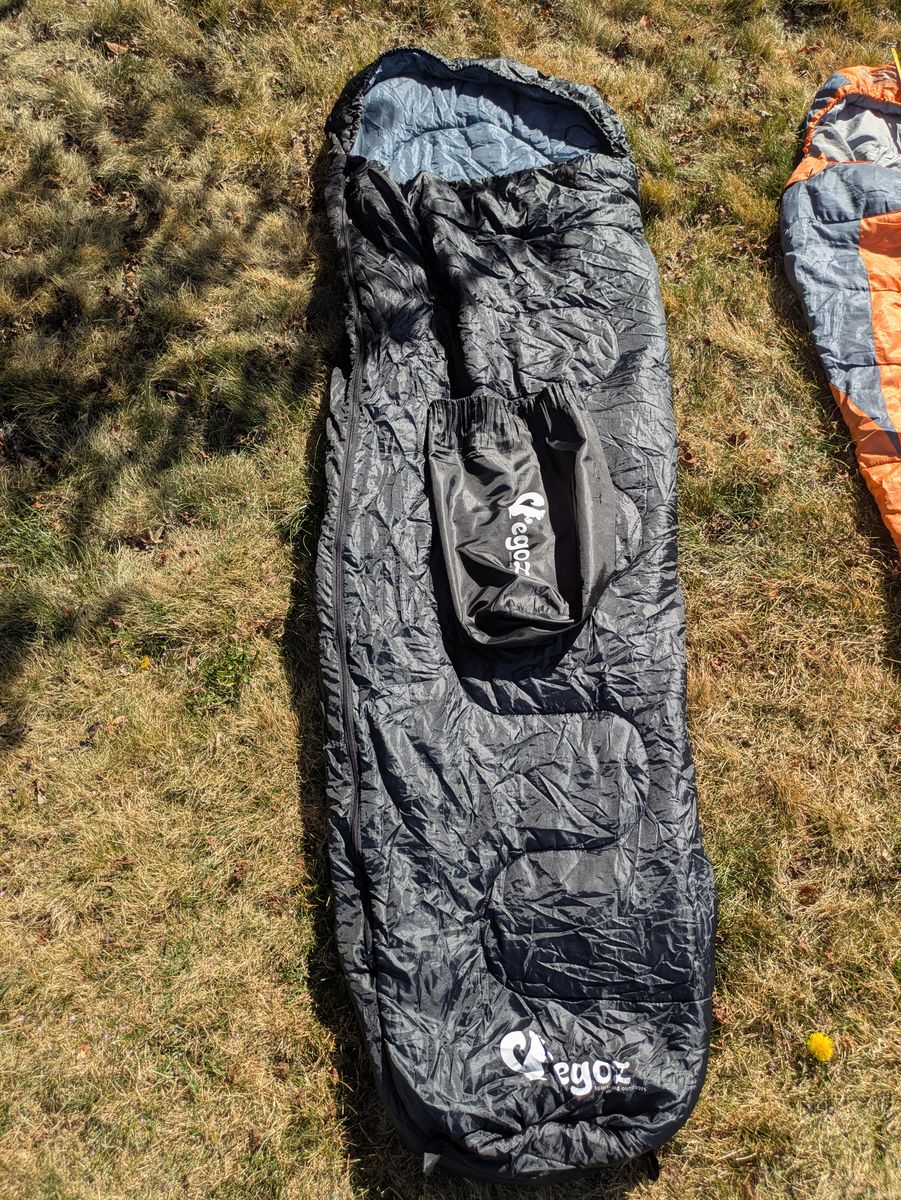 Egoz Mummy Style Sleeping bag [Black]