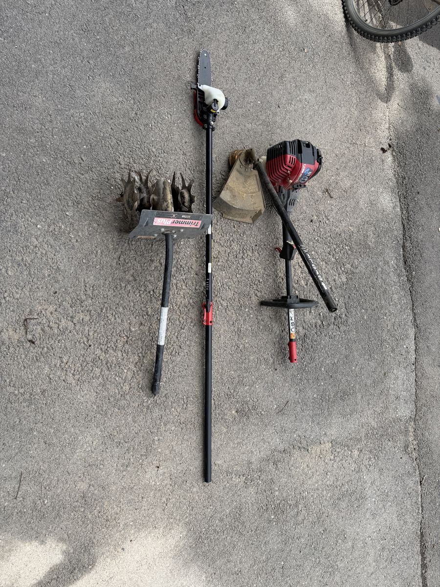 Yard Tools Bundle – Pole Saw, Weed Eater, Edger & Cultivator – $175 OBO