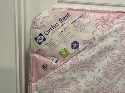 Sealy Ortho Rest Extra Firm Baby Crib and Toddler Mattress 150 Coils Waterproof