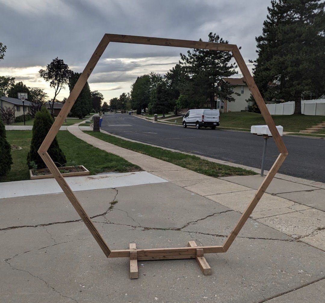 Hexagon Wedding/Event Arch - FOR SALE