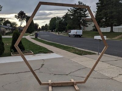 Hexagon Wedding/Event Arch - FOR SALE
