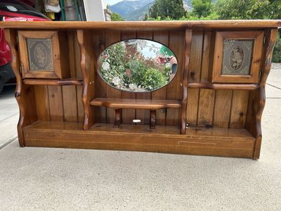 Queen Headboard with Foundation