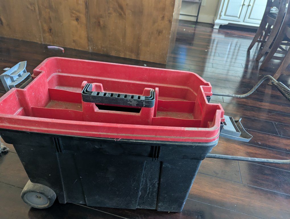 Used Black & Red Rolling Toolbox  includes all contents