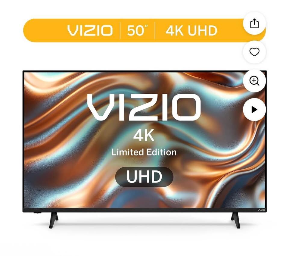 VIZIO 50" Class 4K LED HDR Limited Edition Smart TV (NEW) V4K50S-08