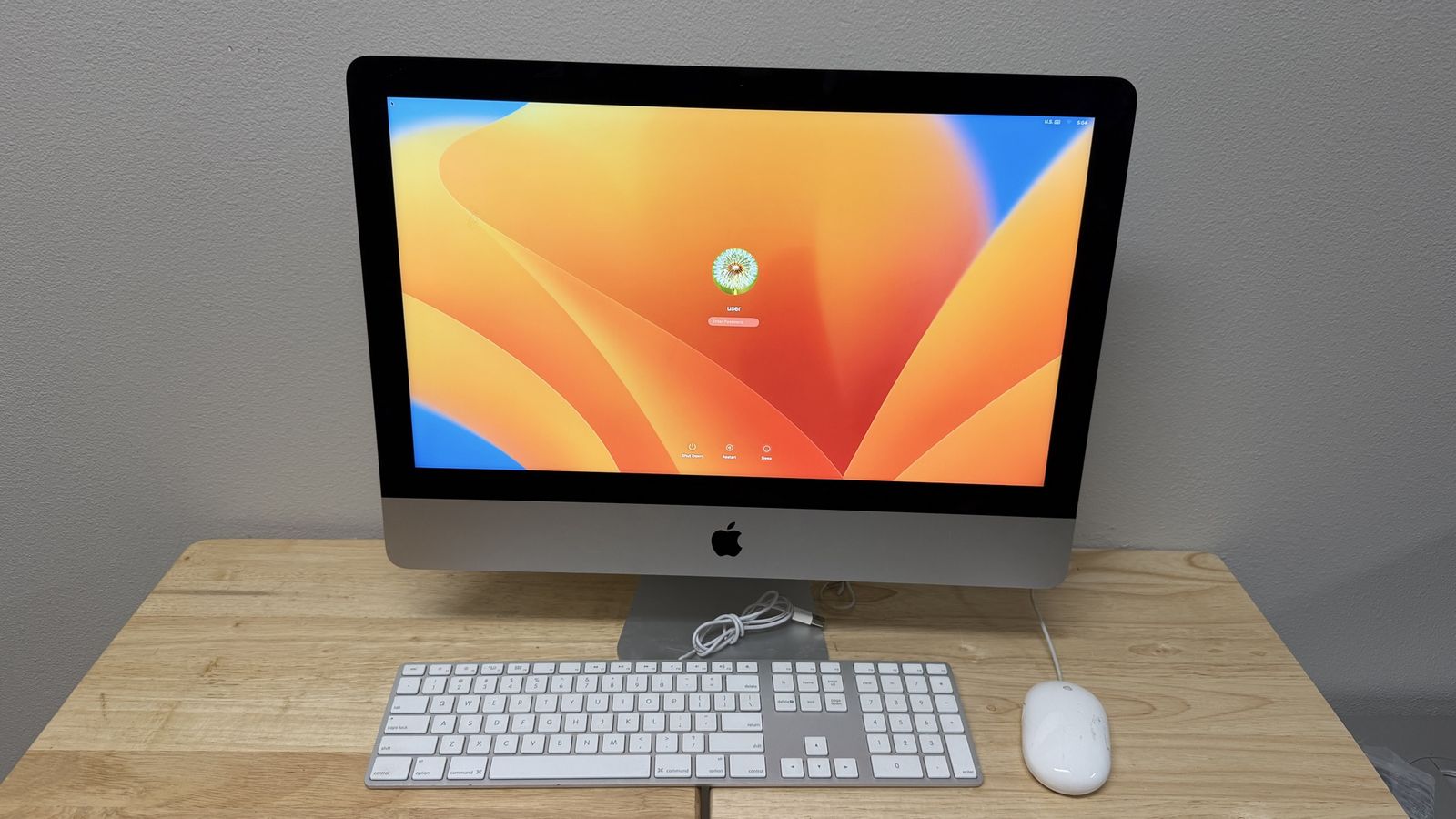 2017 iMac 21.5” 4K i5/8GB/250GB SSD Ventura
