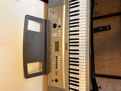 Yamaha YPG-235 76-Key Keyboard w/ Stand, Sustain Pedal & Music Rest – Like New