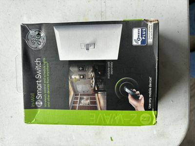 GE In-Wall Z-Wave Plus Smart Switch Toggle