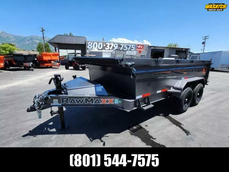 2026 RawMaxx 7X14 GDX KNIGHT Dump Trailer
