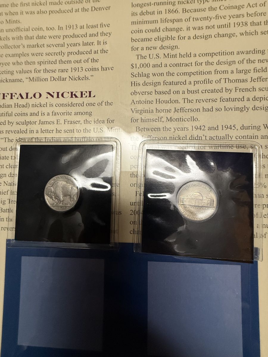 The Us Five Cents Type Set