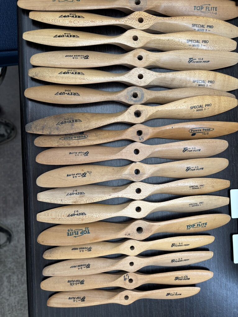 Model Air Plane vintage Wood Propellors