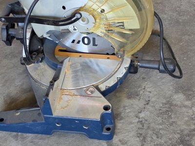 RYOBI 10" Miter Saw - Corded Electric Power Tool for Woodworking