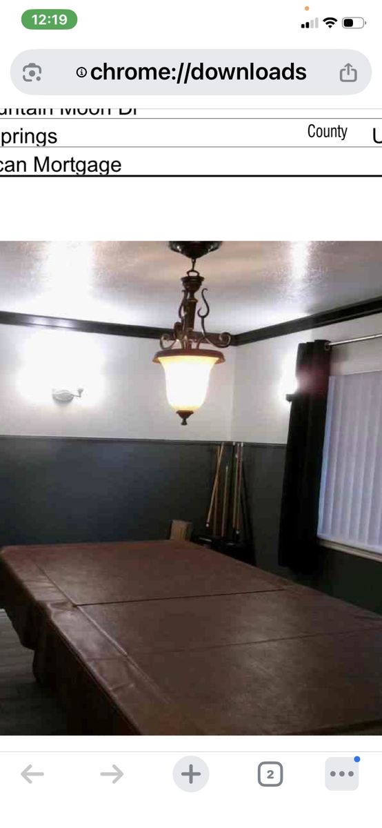 Pool table