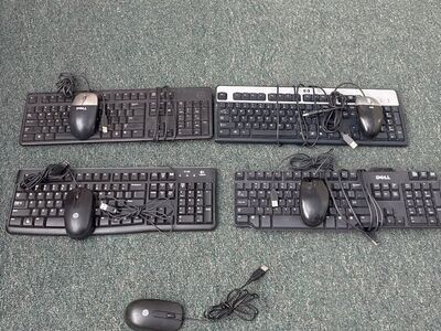 Keyboard Mouse both wireless and wired some new