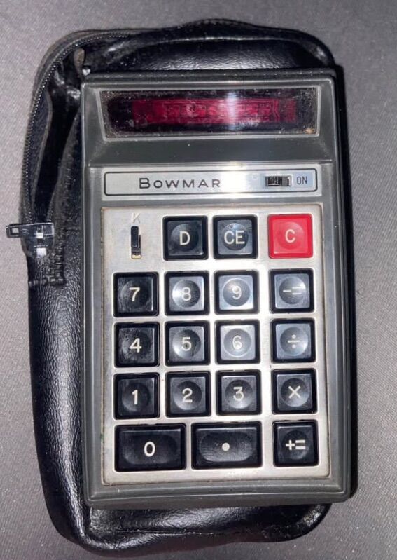 Vintage Bowmar 901B Pocket Calculator