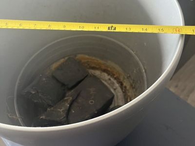 Large Grey Flower Pot