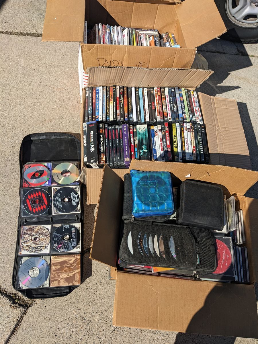 DVD and CD's