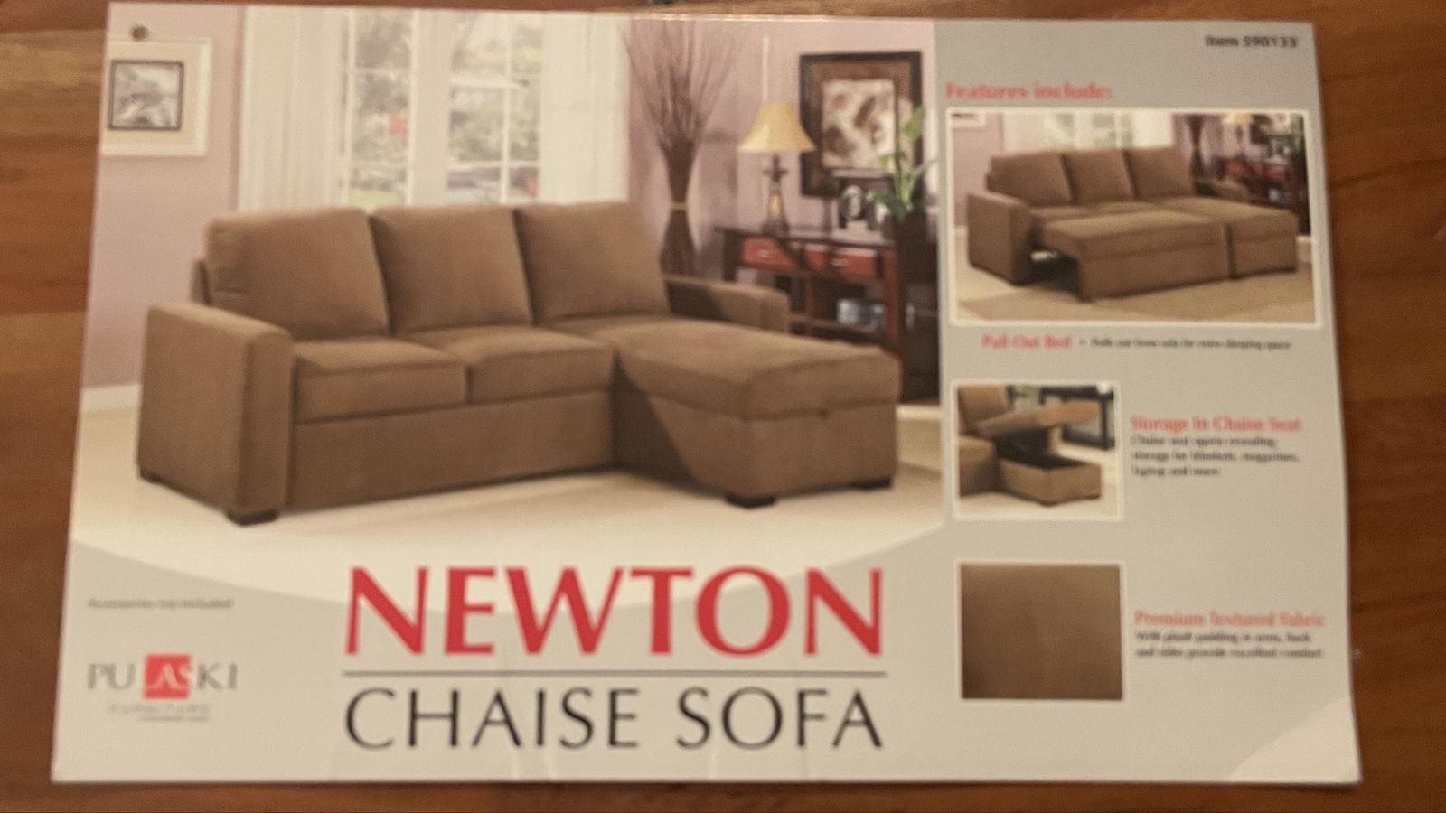 Fabric Chase Sofa