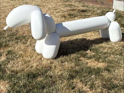 Balloon Dog Outdoor Bench (retail $900)