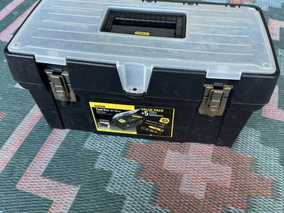 Stanley 19 inch Toolbox Tool Storage Black