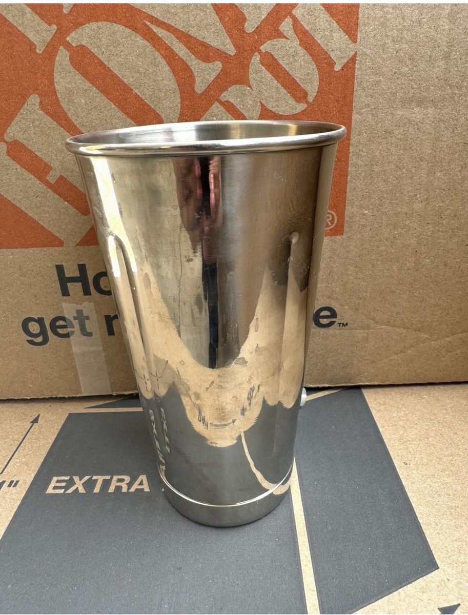 Cup for Milkshake Mixer Stainless Steel