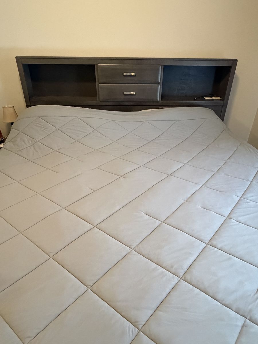 King bed Frame with mattress