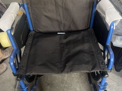 Drive Medical Blue Streak Wheelchair - Blue Frame, Black Upholstery