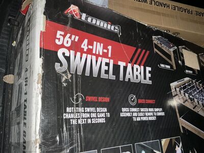 Atomic 56” 4-in-1 Swivel Game Table