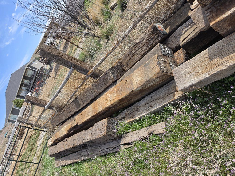 railroad ties (variety of sizes)