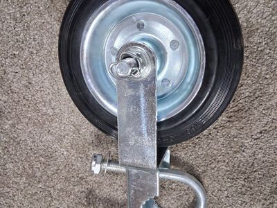 New Gate Wheel 160/40-80 with U-Bolt Mount, Heavy-Duty Caster!