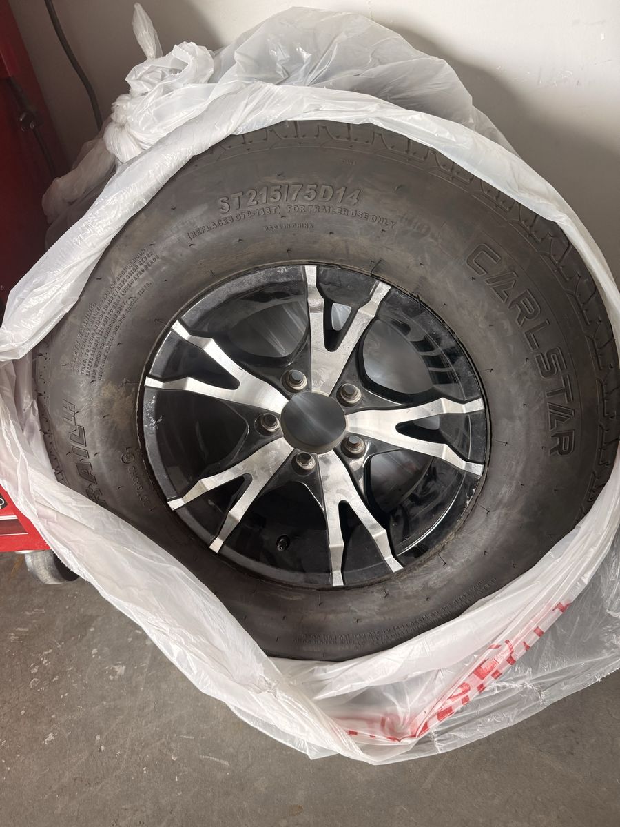 Trailer tires and wheels