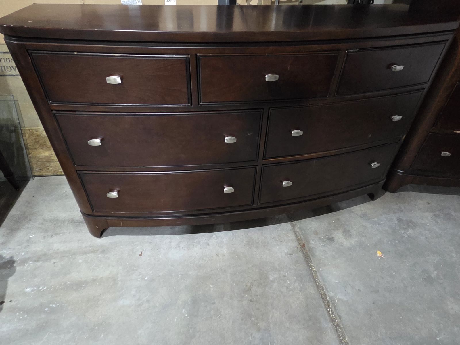 7 drawer wooden dresser