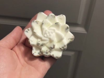Handmade breast milk Floral Lavender Soap Bar