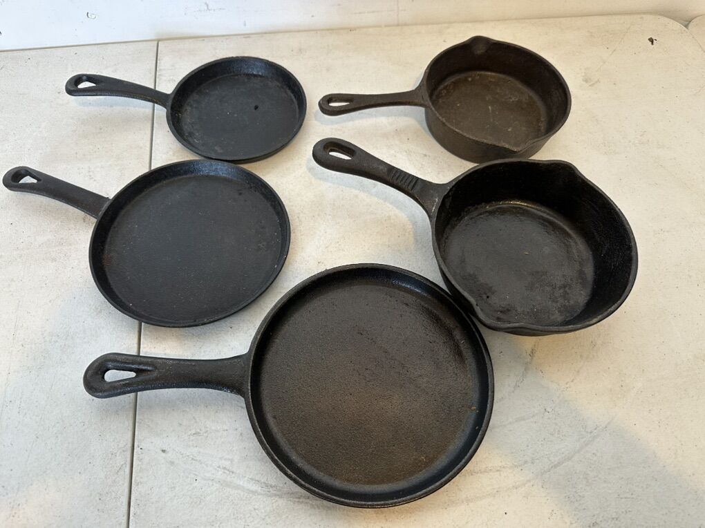 Small Cast Iron Skillet LOT