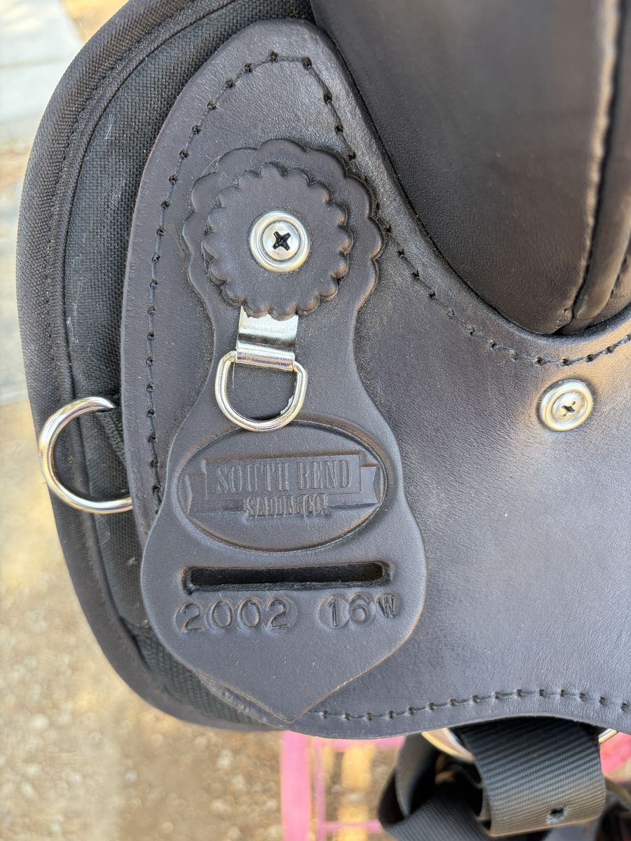 Brand New Saddle - Black Suede