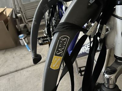 Saris Bike Rack Gray with Black Straps - Used but Good Condition