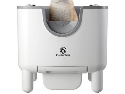 Self cleaning litter box