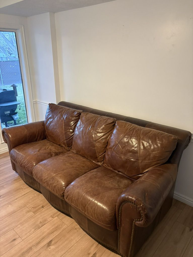Vintage Leather Couch