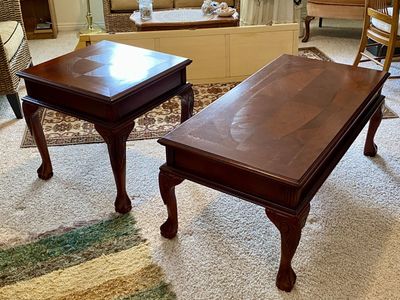 Coffee table and end table