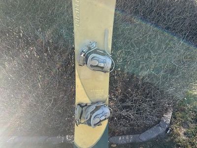 Snowboard with Bindings