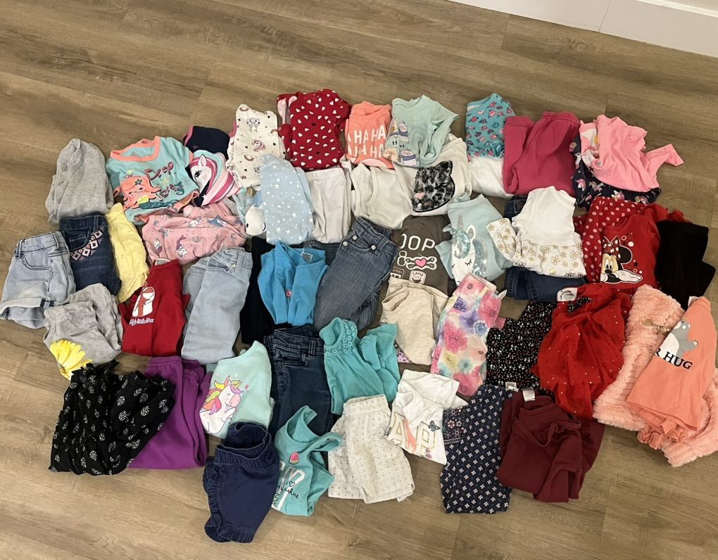 51 Piece 2t (24 Mo) Girl Clothes