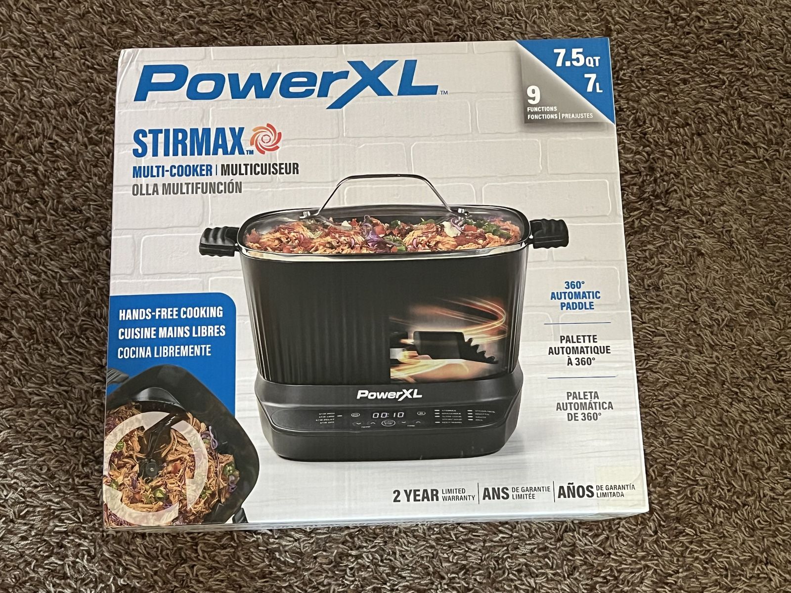 NEW: Power XL Stirmax 7.5Qt Multi-Cooker