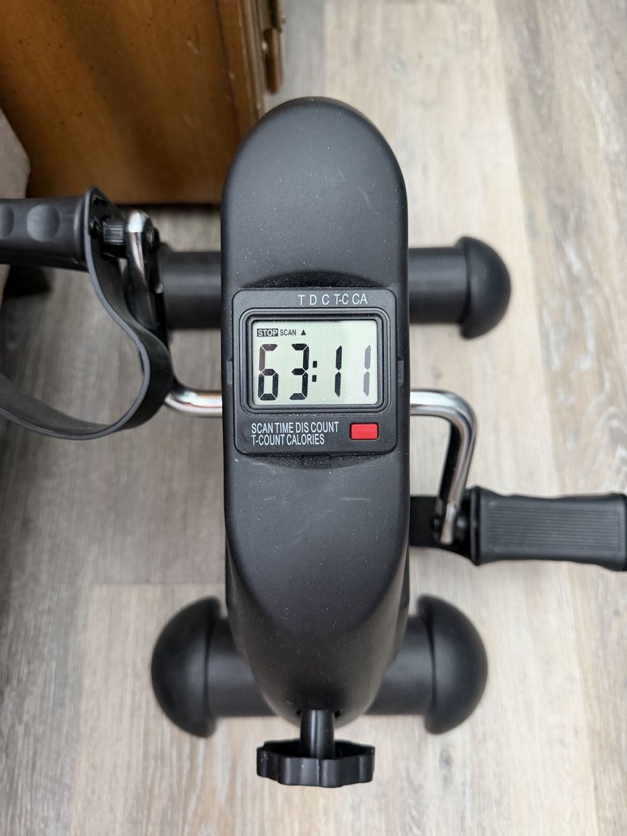 iHomey Portable Under Desk Exercise Bike Peddler with LCD Display