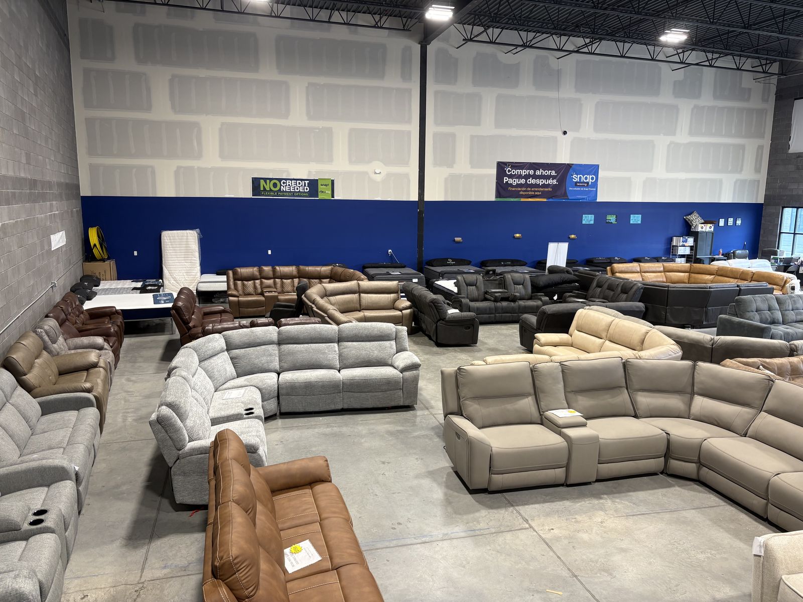 BRAND NEW RECLINING SECTIONALS
