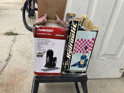 Two bottle Jacks for sale