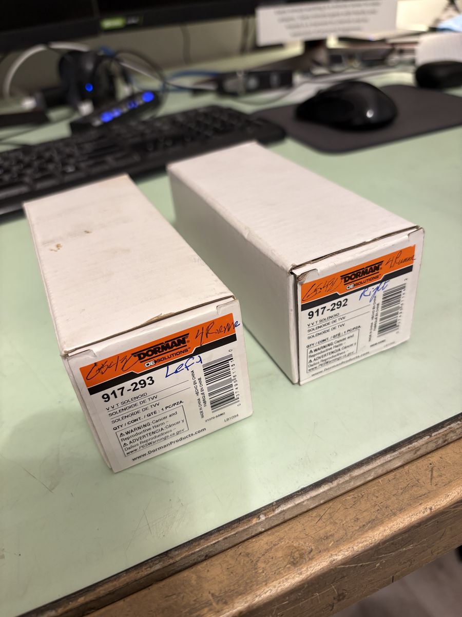 VVTi Solenoids for Toyota/Lexus 1UZ, 2UZ, and 3UZ VVTi engines